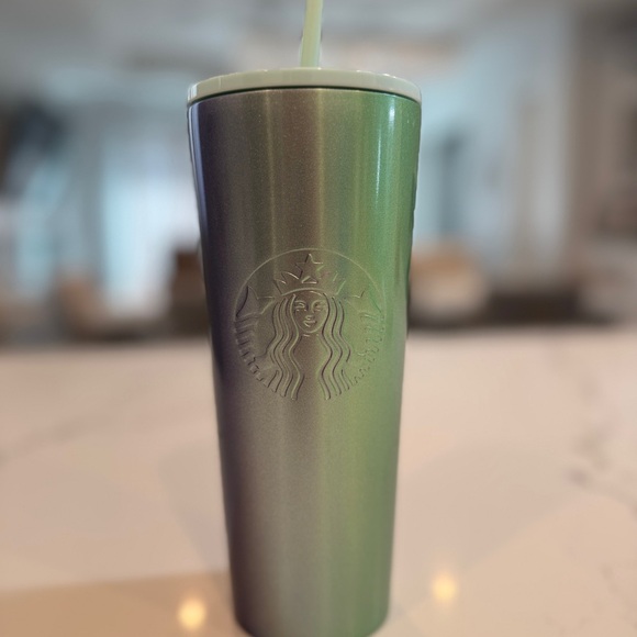 Starbucks Iridescent Venti Green Tumbler - Picture 1 of 2
